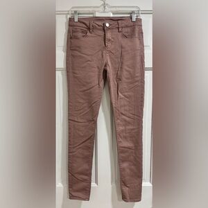 Design Lab Lord & Taylor Mauve Skinny Jeans